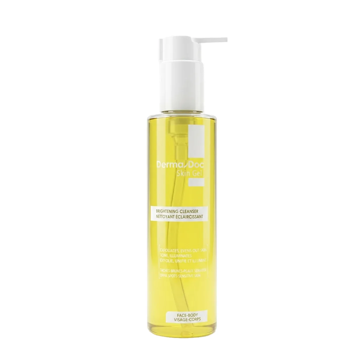 Gel Nettoyant Éclaircissant DermaDoc.